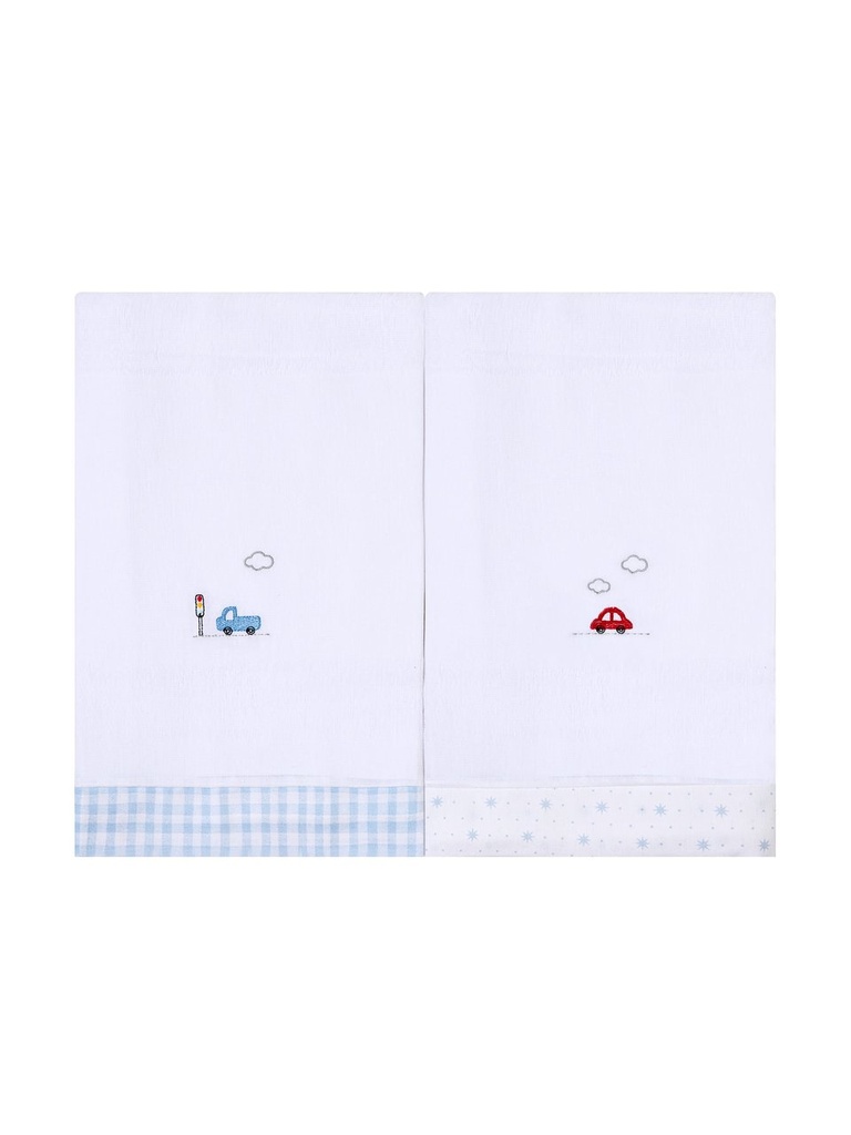 Toalha Fralda Bordados Papi 110x70cm 2un 4930399901 Papi