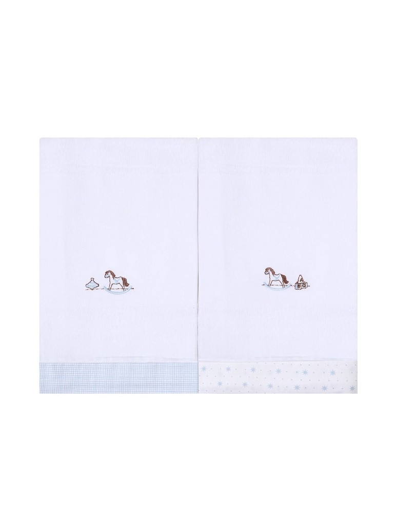 Toalha Fralda Bordados Papi 110x70cm 2un 4930400101 Papi