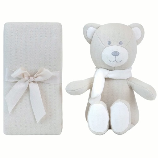 Ursinho de Pelúcia com Mantinha para Bebê