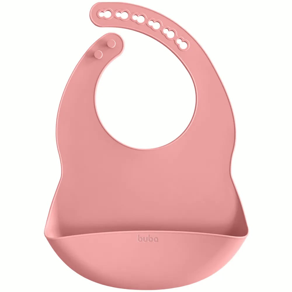 Babador em Silicone com Pega-Migalhas Buba
