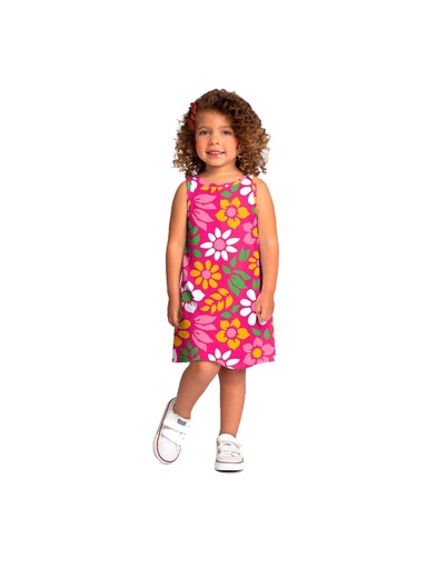 Vestido Estampa de Flores