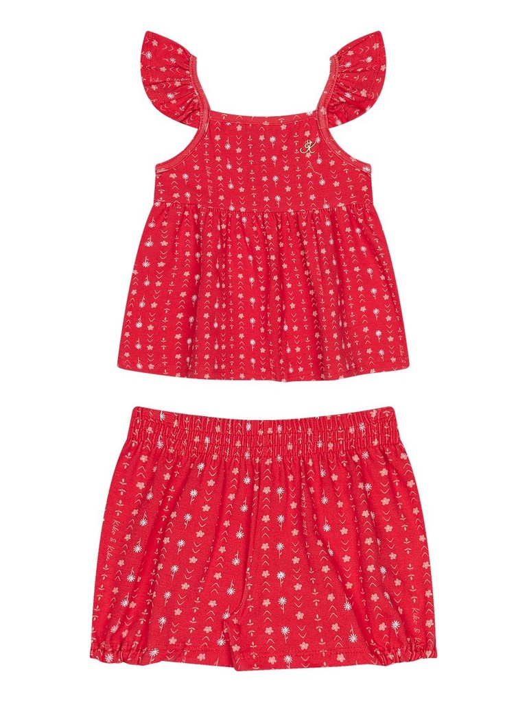 Conjunto Blusa e Shorts Mini Feminino Kiko e Kika 15424