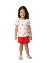 Conjunto Blusa e Shorts Mini Feminino Kiko e Kika 15426
