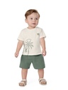 Conjunto Camiseta e Bermuda Bebê Masculino Kiko Baby 15471