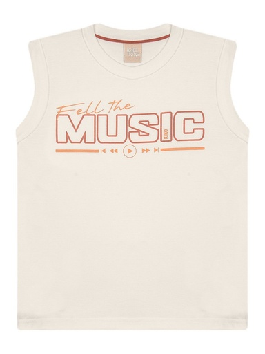 Regata Music para Menino Off White