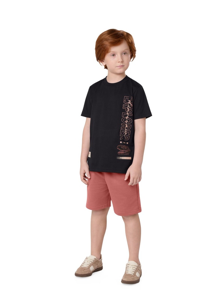 Conjunto Camiseta e Bermuda Juvenil Masculino Kiko e Kika 15500