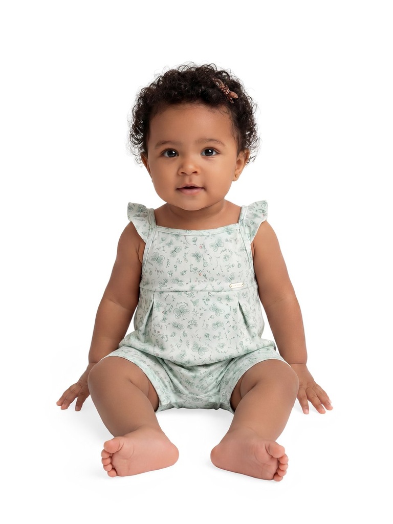 Macacão Curto Bebê Unissex Kiko Baby 15584