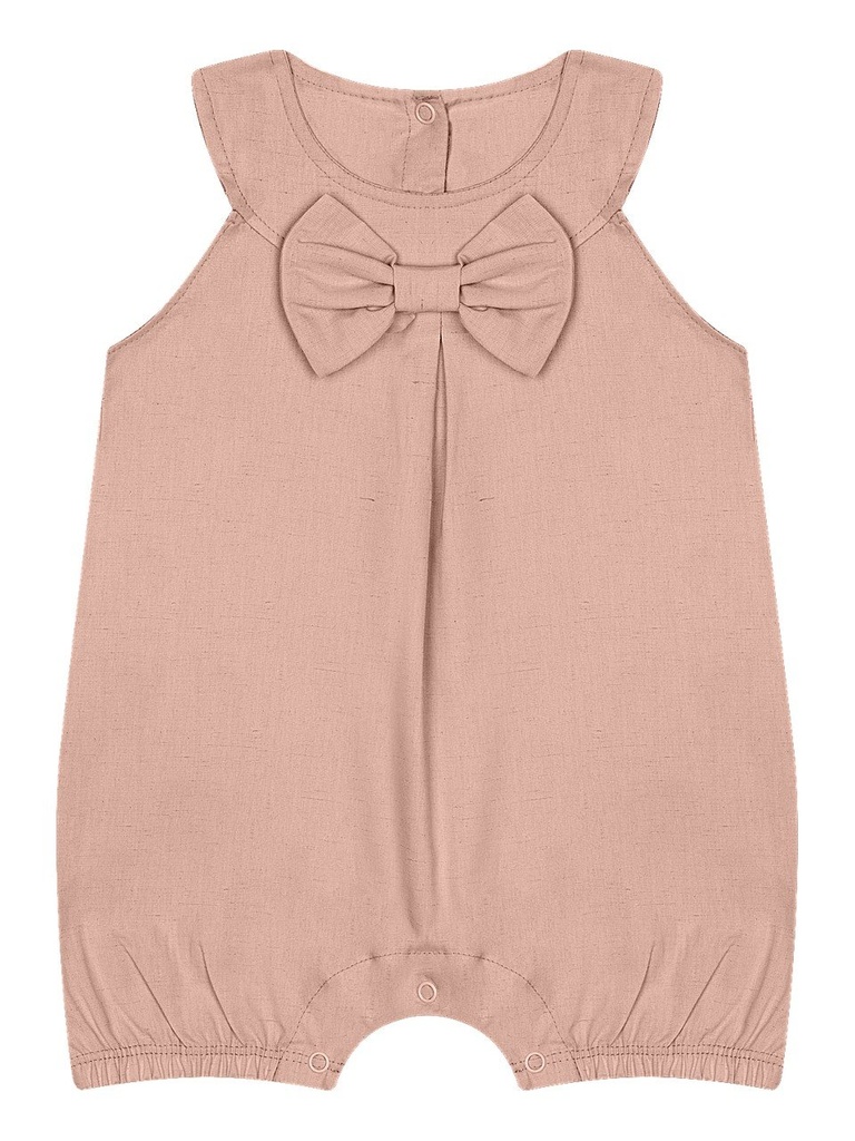 Macacão Curto Bebê Feminino Kiko Baby 15586