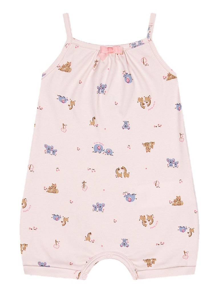 Macacão Curto Bebê Feminino Kiko Baby 15643