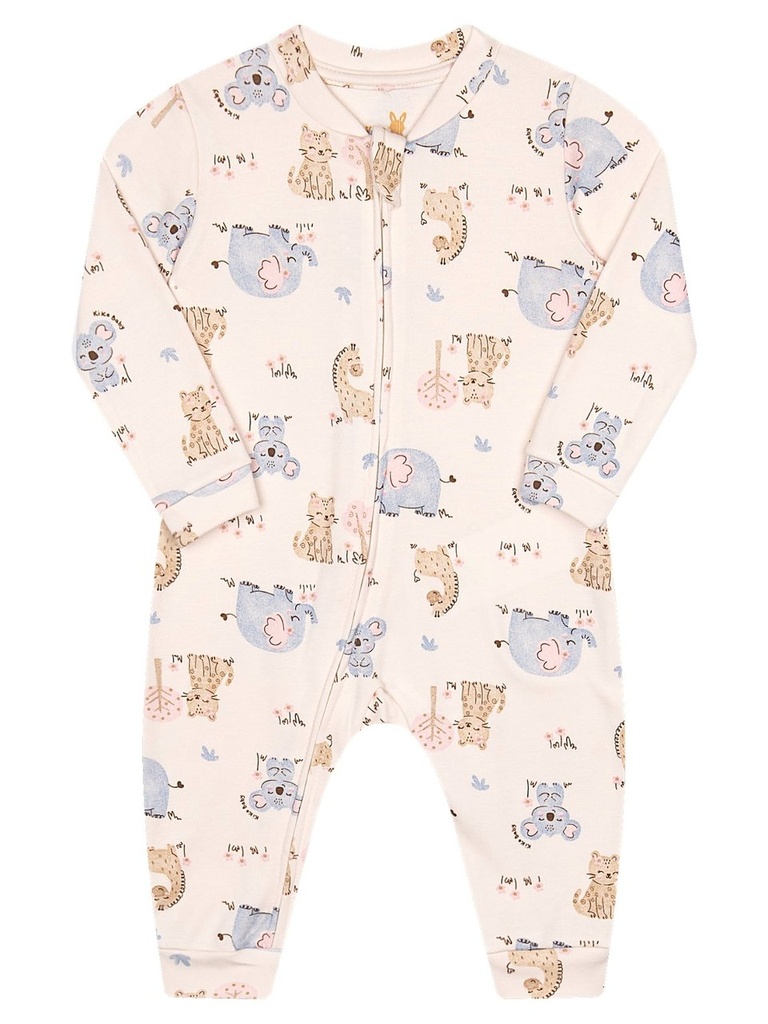 Macacão Manga Longa Bebê Feminino Kiko Baby 15646
