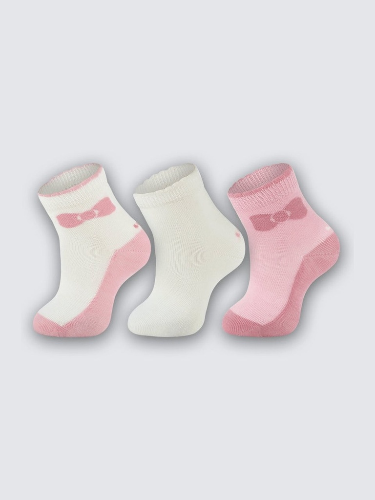 Kit 3 Meias Bebê Unissex Lupo 02000-789