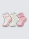 Kit 3 Meias Bebê Unissex Lupo 02000-789