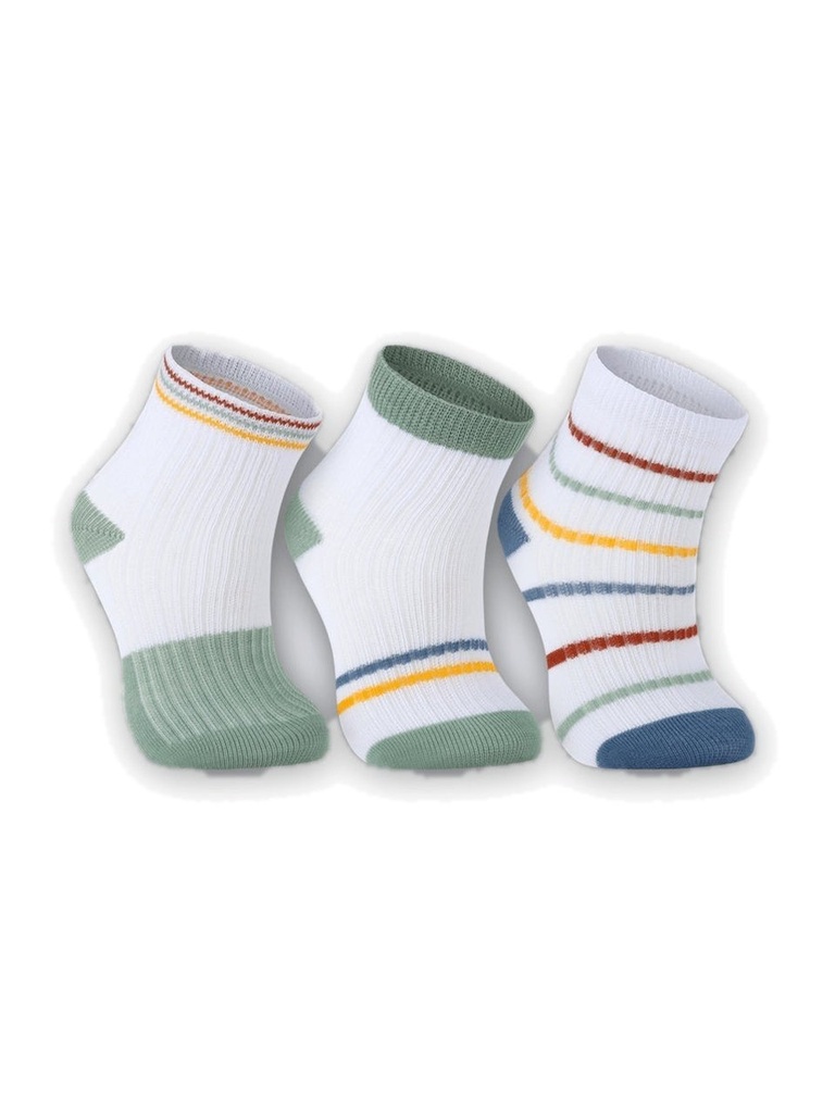 Kit 3 Meias Bebê Unissex Lupo 02000-789