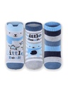 Kit 3 Meias Bebê Unissex Lupo 02000-789