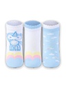 Kit 3 Meias Bebê Unissex Lupo 02000-789