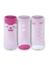 Kit 3 Meias Bebê Unissex Lupo 02000-789