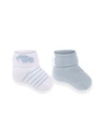 Kit 2 Meias Bebê Unissex Lupo 02030-088