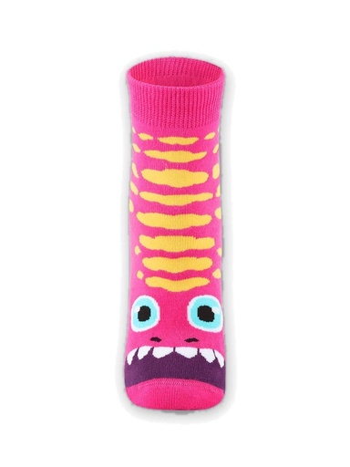 Meia Antiderrapante com Bichinho Pink
