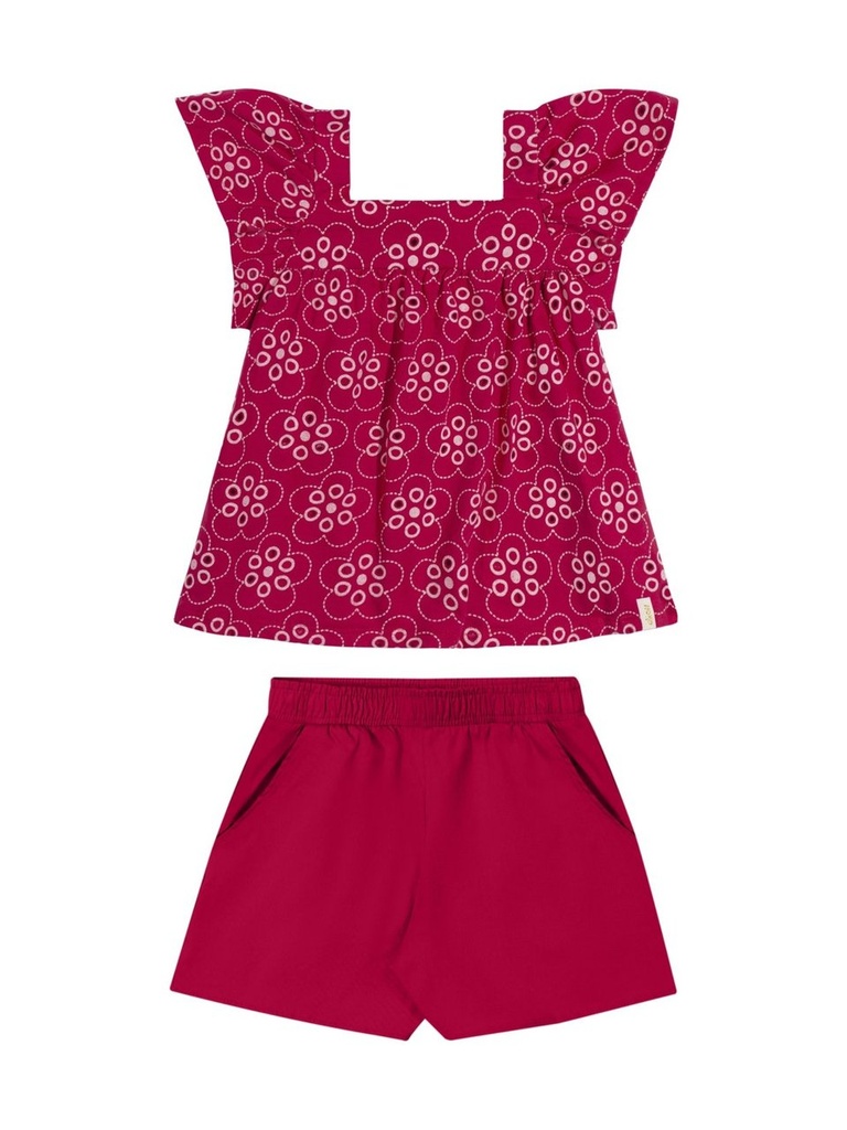 Conjunto Juvenil Feminino Elian 252097