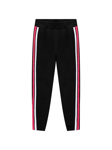 Calça de Moletom com Listras na Lateral para Menina