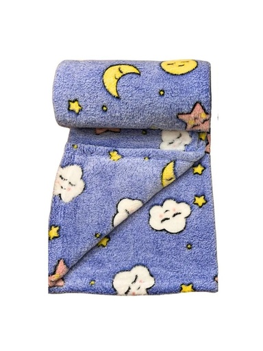 Manta Microfibra Estampada para Bebê Lunar