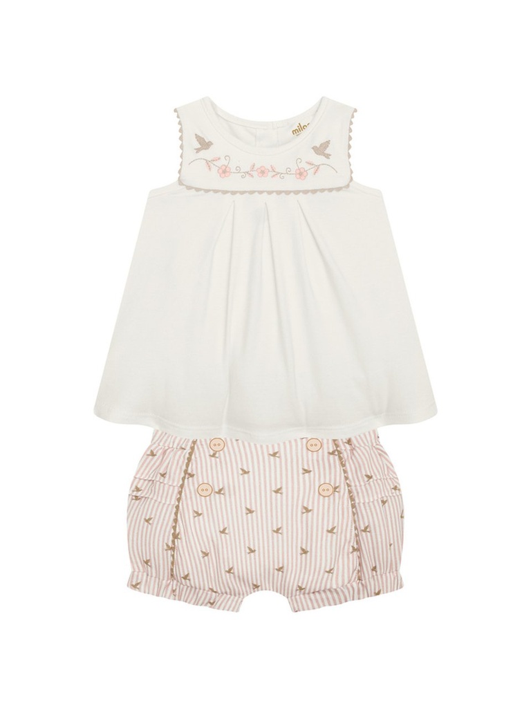 Conjunto Bebê Feminino Milon 2001961