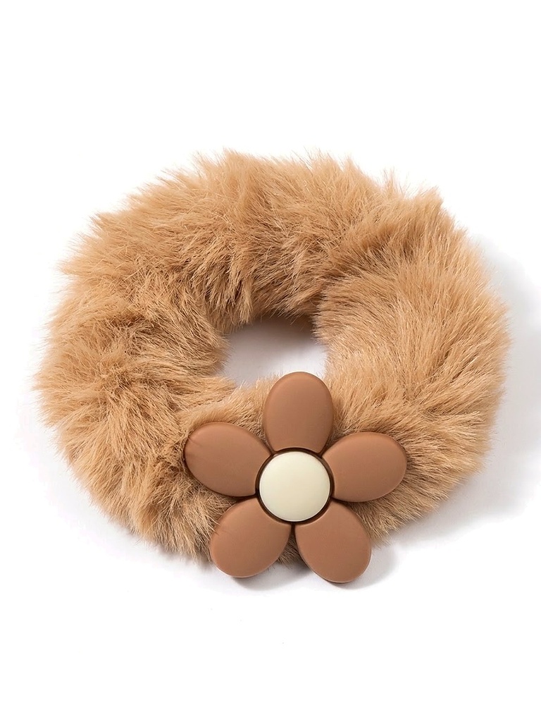 Pompom de Pelúcia com Flor Lr 902703