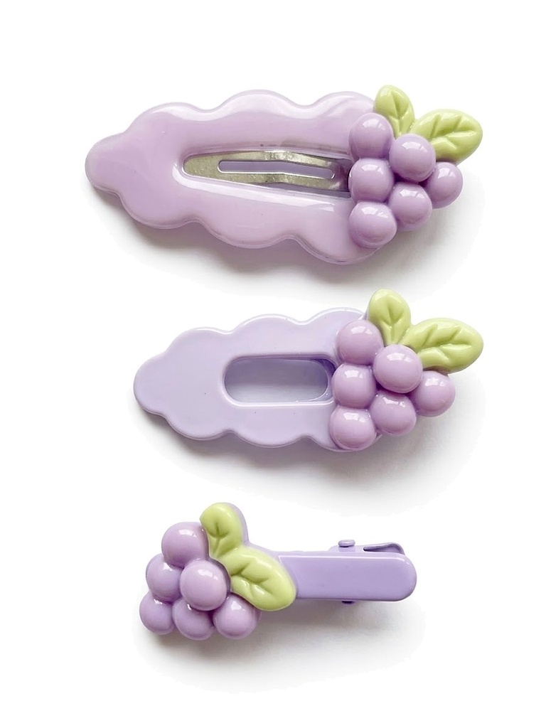 Kit 3 Presilhas Frutinhas Lr