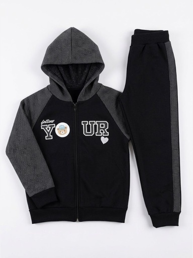Conjunto de Moletom Follow Your para Menina