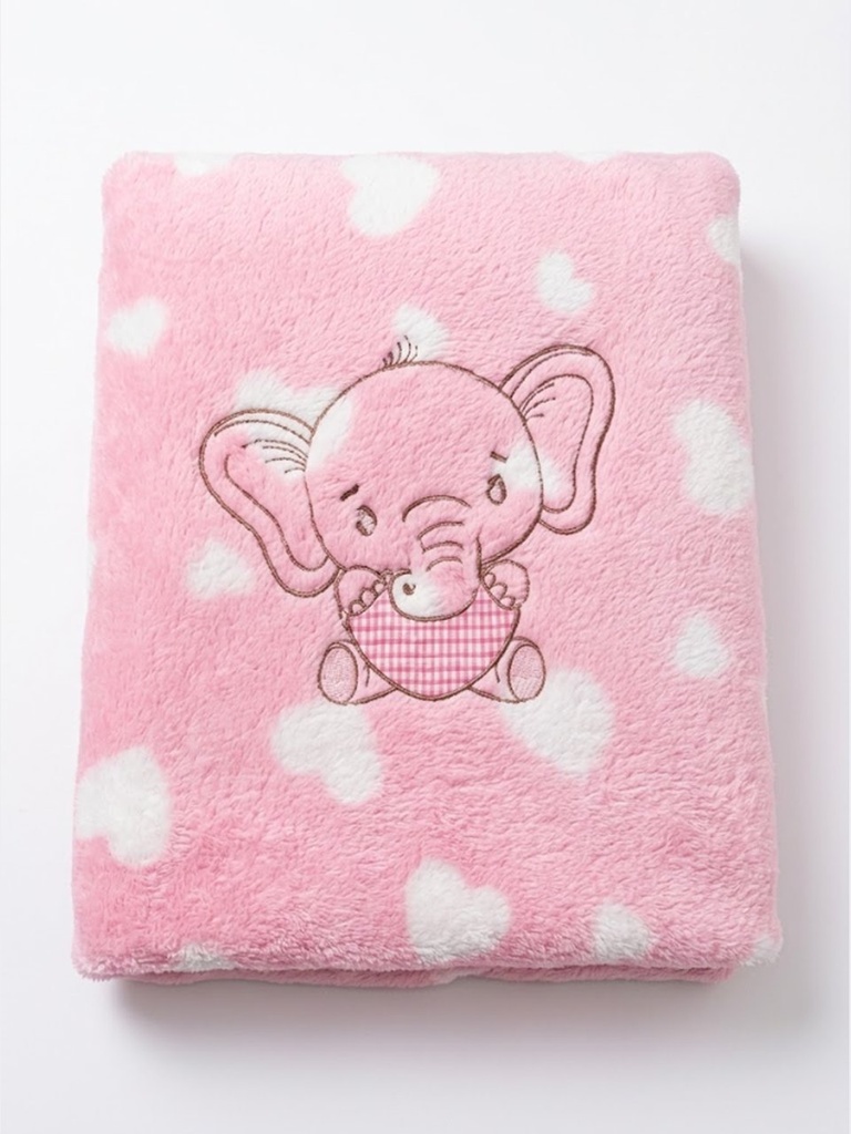 Cobertor Microfibra Baby Joy Funny Est C/bordado 90x1,10m CX 1un Ursinha 26002115 Baby Joy