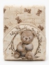 Toalha C/capuz Localizado Fabula Lisa C/forro Fralda Est 67x90cm PCT 1un Baby Joy 760996 Baby Joy