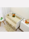 Kit Berço Bebê Unissex Balu Baby Trança Baby Dino 8 Peças 81971