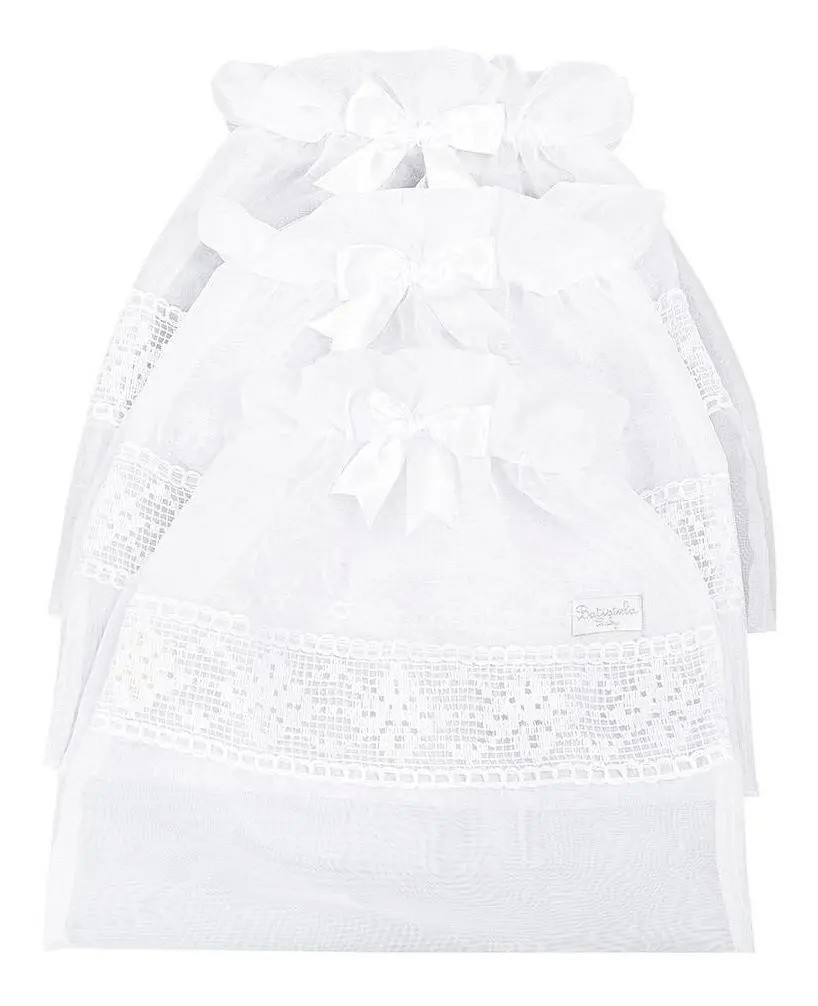 Batistela Saquinho Maternidade Basic 03 Pcs Branco Ean :7899578303728 000d032000201 Batistela
