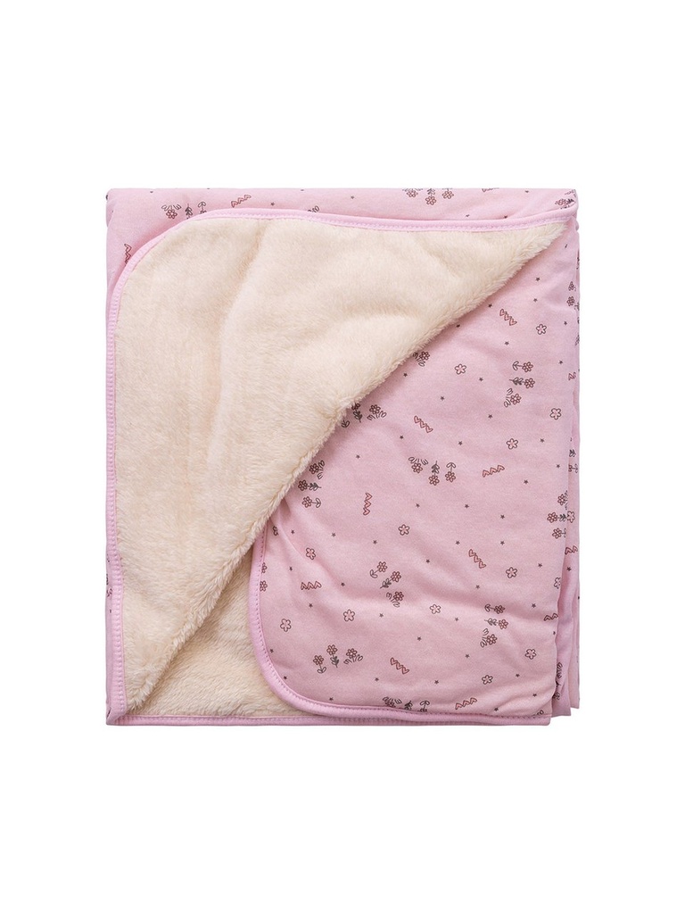 Manta Microfibra Bublim Soft Dupla Face 85x100cm 1un Florzinhas 51005008 Bublim