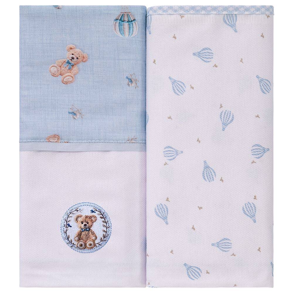 Manta Flanelada Fabula Urso Azul 50014625 Baby Joy
