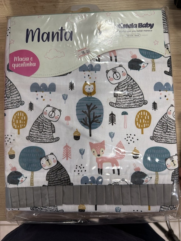 Manta Estampada Urso Batistela C008