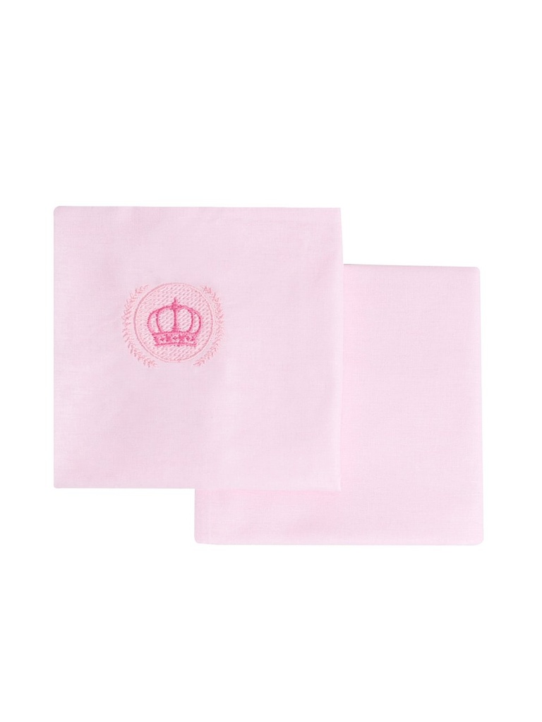 Kit 2 Fronhas Bordadas Coroa 40x28cm Papi 1153150201