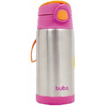Garrafa Térmica Fem Inf C/canudo Buba