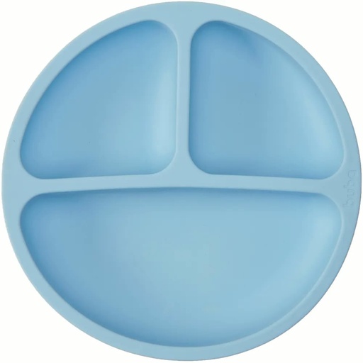 Pratinho de Silicone com Ventosas e Divisórias