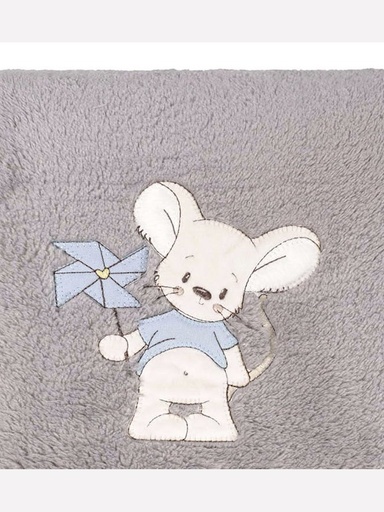 Manta Soft Bordada Baby Joy 85 x 100 cm