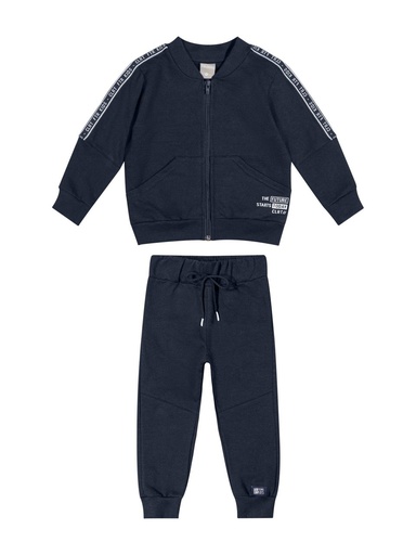 Conjunto de Moletom com Zíper para Menino