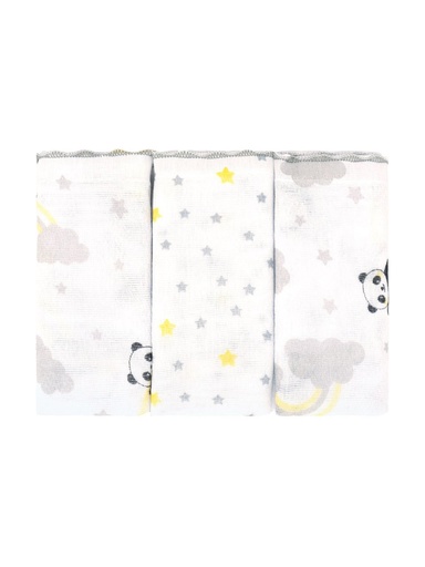 Kit 3 Fraldas Luxo Petit com Festonê