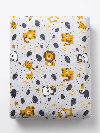Cobertor Estampado Safári para Bebê