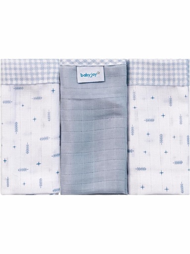 Kit 3 Fraldas Flechas Azul