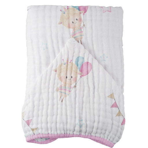 Toalhão com Capuz Soft 3 Camadas Baby Joy para Bebê