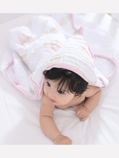 Toalhão com Capuz Soft 3 Camadas para Bebê