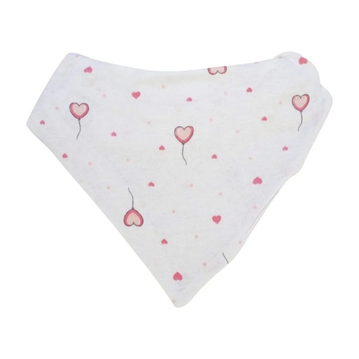 Babador Bandana Balões Rosa
