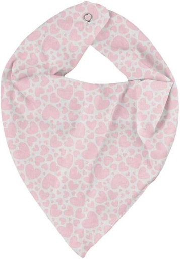 Babador Bandana Corações Bublim