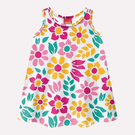 Vestido Kyly Estampa de Flores