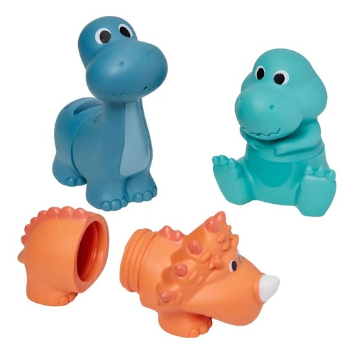 Brinquedo de Banho Dinossauros Laváveis